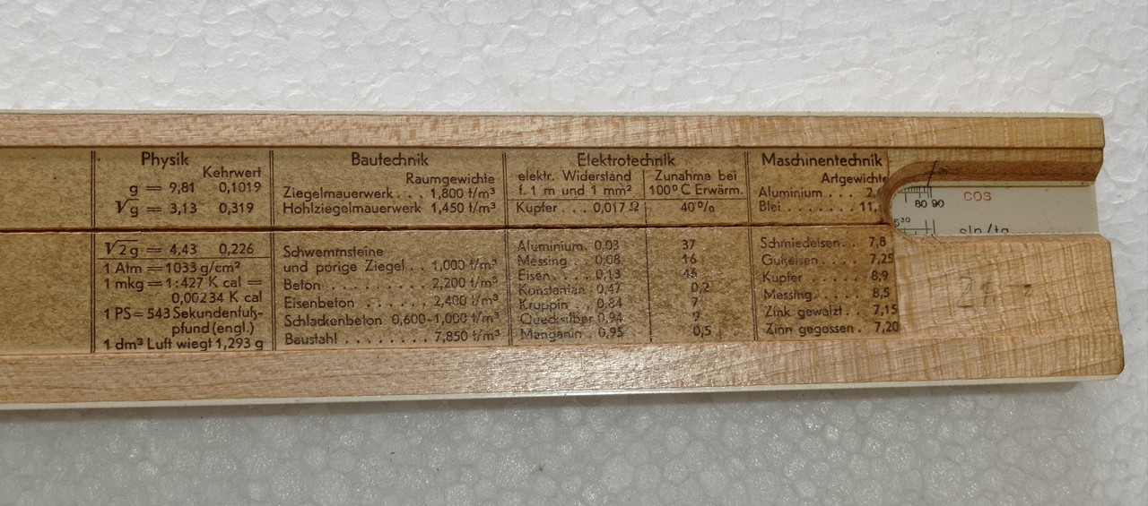 A.W. Faber Castell tehnička računaljka vintage u kutiji