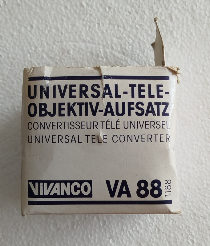 Vivanco VA 88 Video Tele Objektiv Konverter 55 58 mm