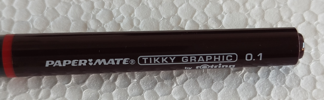 Rotring olovke za crtanje Paper Mate Tikky Graphic šest