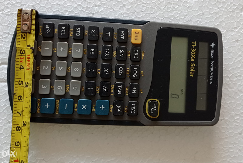 TEXAS Instruments digitron scientific calculator solar