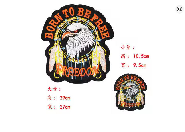 Harley Davidson veliki vezeni amblemi prišivači bajkeri različiti