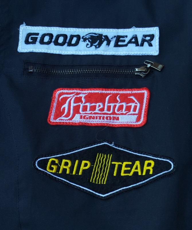 Ecko Unltd Racing jakna sa vezovima i patch detaljima prišivači
