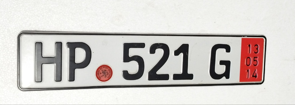 Registarske Tablice strane njemačke set četiri dva para