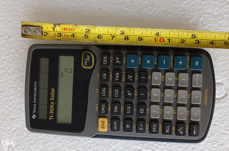 TEXAS Instruments digitron scientific calculator solar