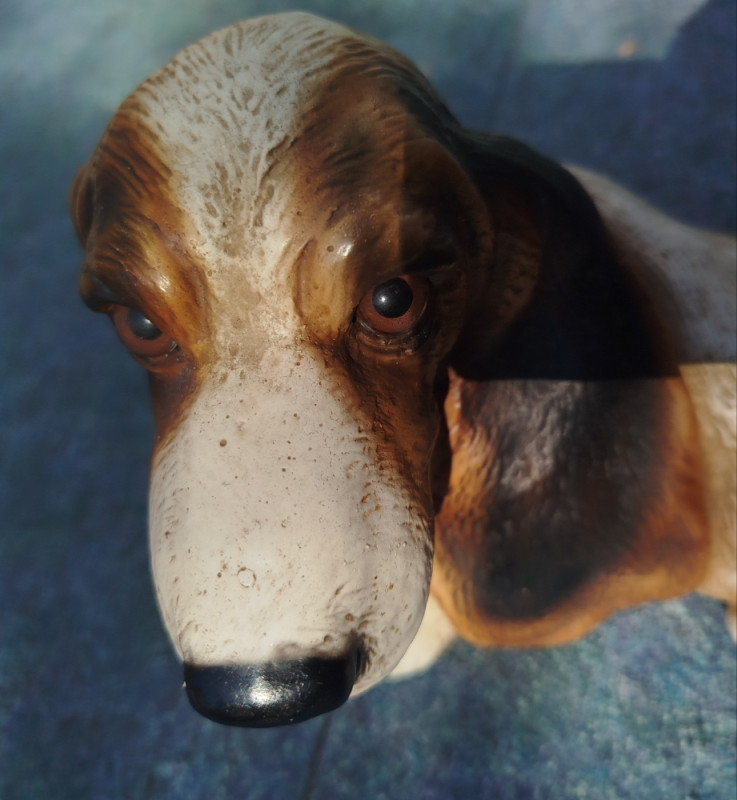 Figura psa Baset Basset Hound dekorativna keramička/resin figura