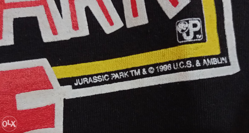 JURASSIC PARK majica Universal 1996 USA original