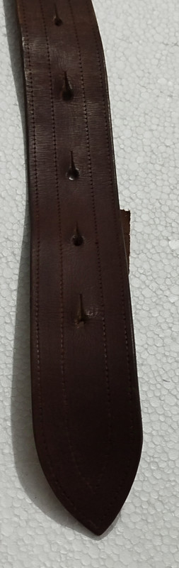 Opasač vojni kožni kaiš oficirski stariji duži gajka