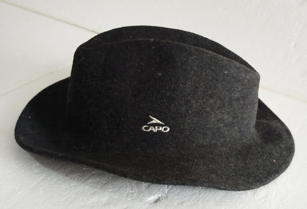 CAPO muški šešir filc elegantan kapa zaštita za uši