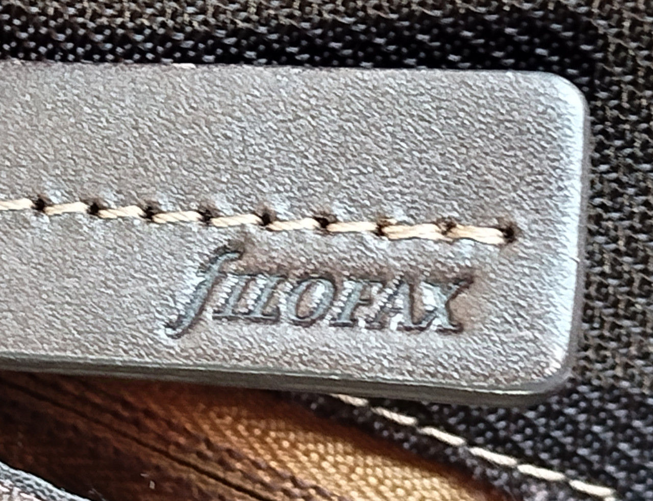 FILOFAX torba tašna koža platno na jedno rame
