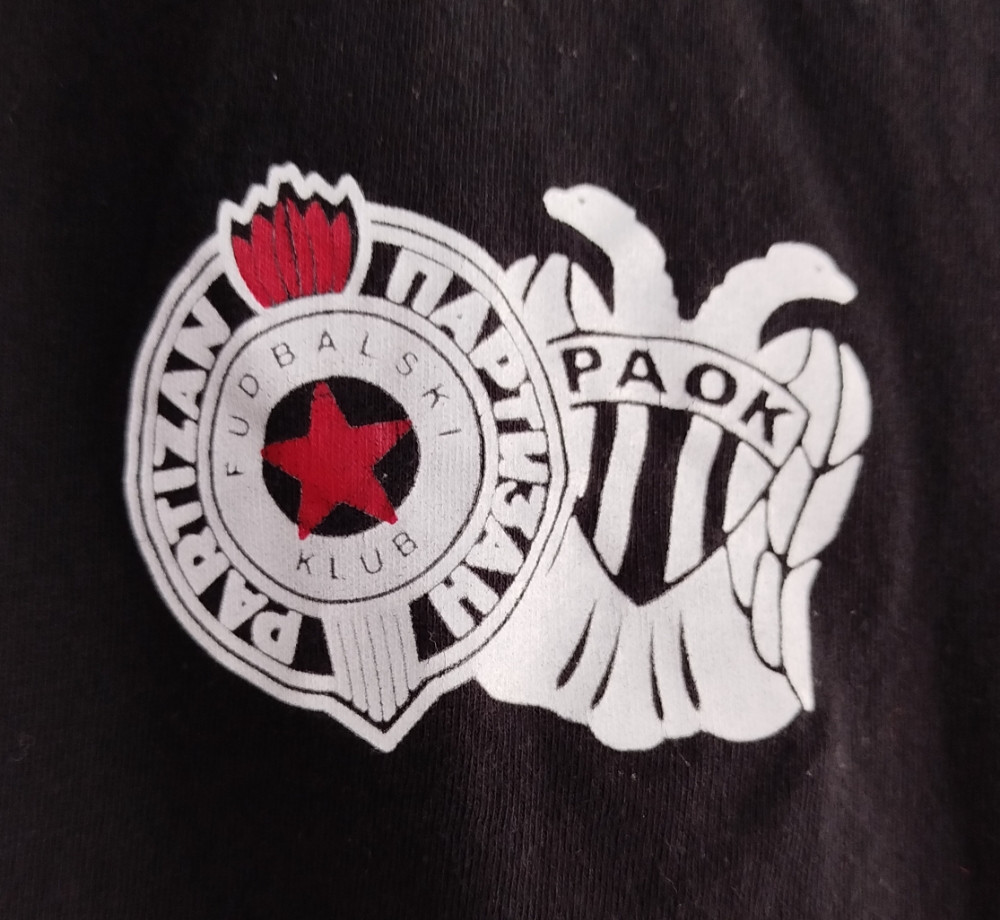 Fudbalski klub Partizan Paok majica navijačka Grobari