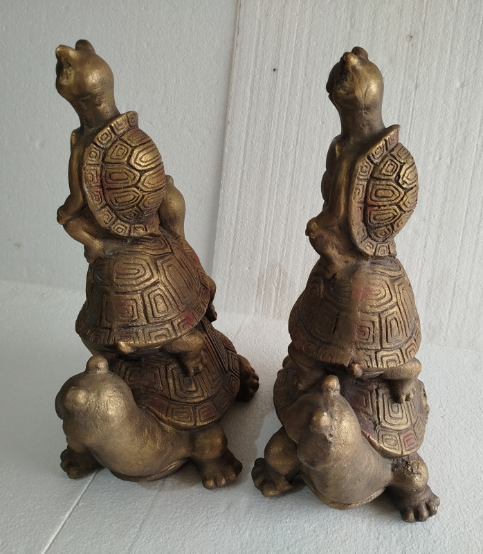 Kornjače par veće keramičke feng shui simbol dekoracija