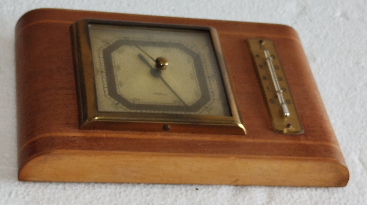 FISCHER barometar i termometar stari vintage