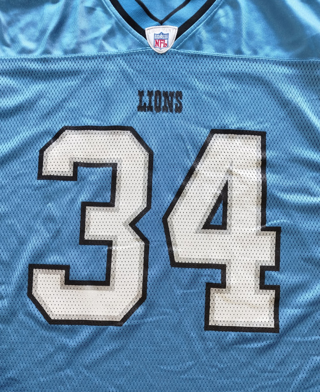 Detroit Lions NFL dres Kevin Jones Reebok #34