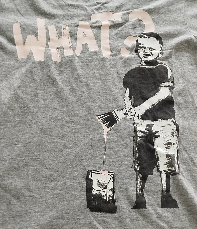 Banksy art grafit majica Brandalised raritet