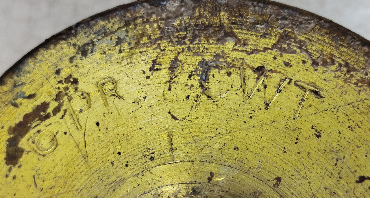 Dio čaure granate 1943. pepeljara Drugi svjetski rat