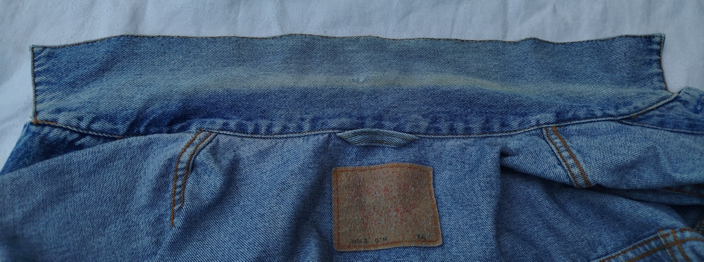Levis teksas jakna vintage wash original Made in USA retro denim
