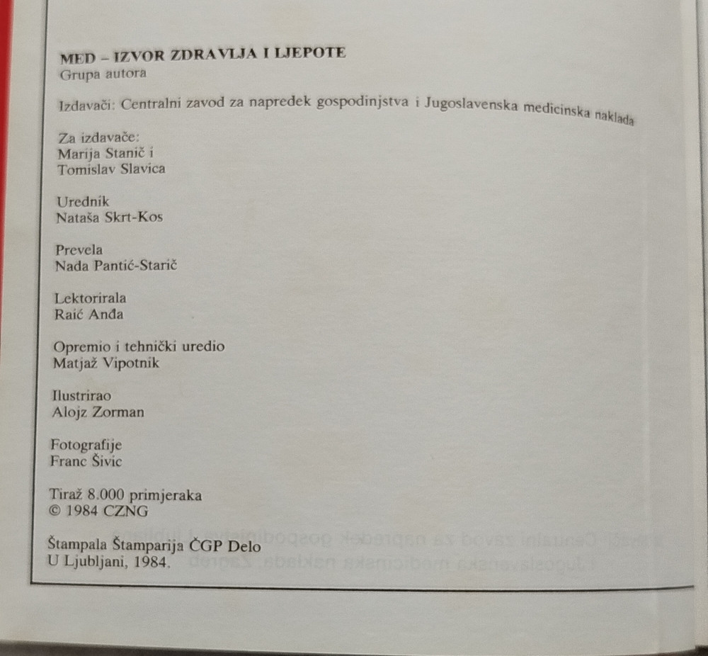 Med izvor zdravlja i ljepote