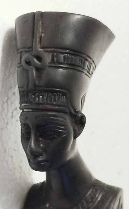 Egipatska figura bista Nefertiti ručni rad vintage dekoracija