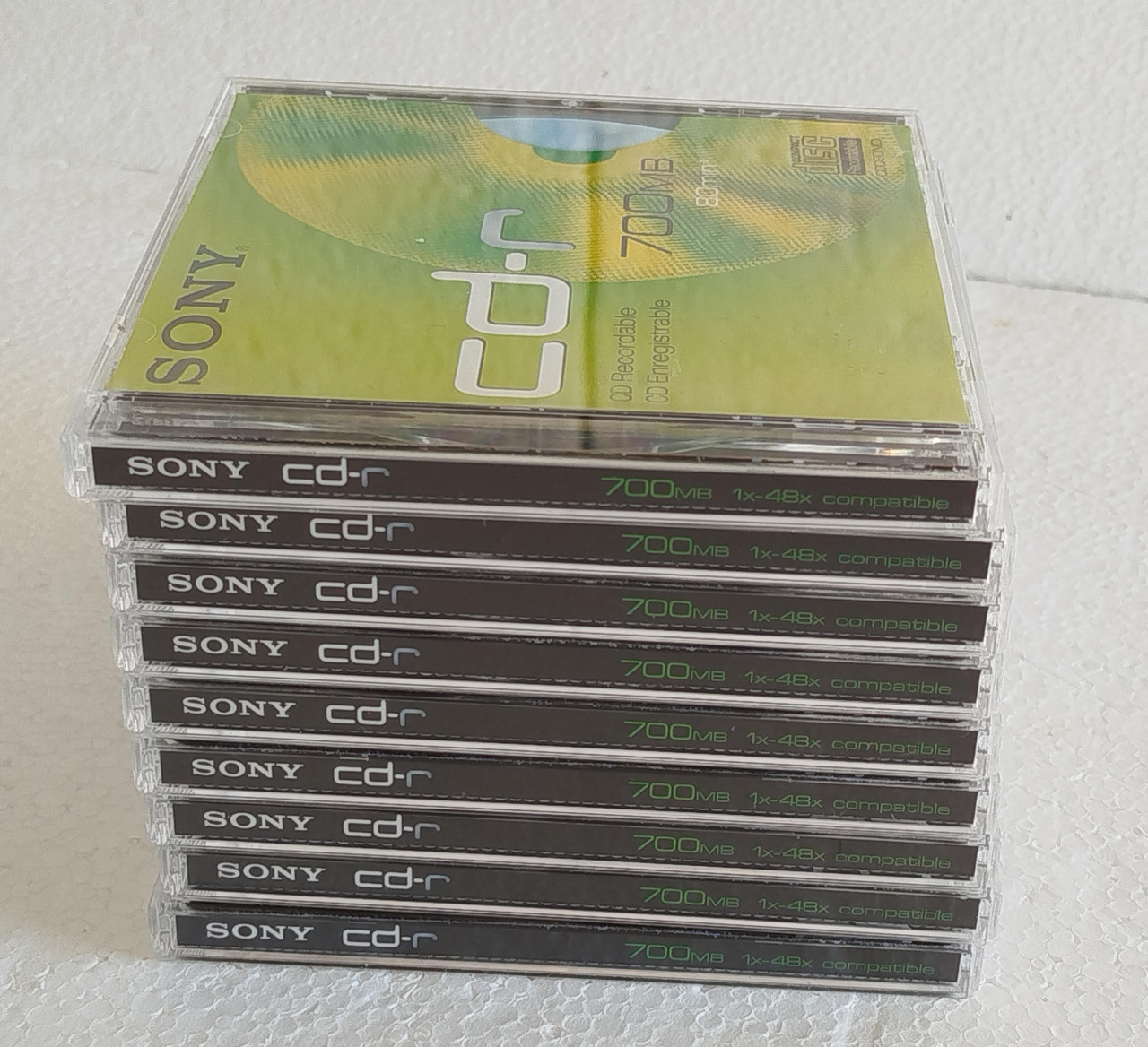 Sony CD-R 700MB 9 diskova 80 minuta neotpakovani
