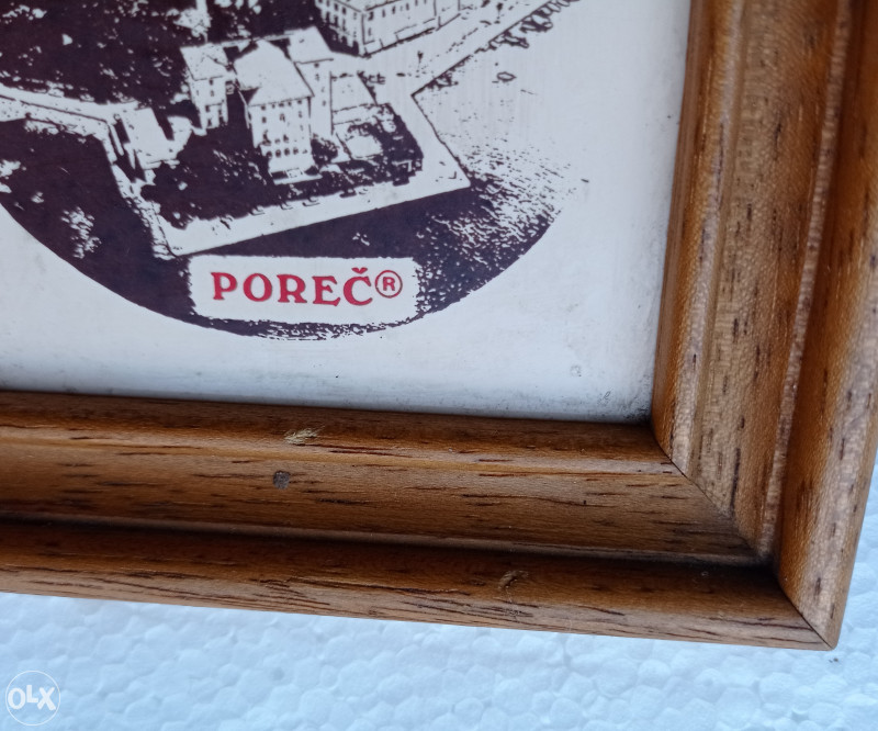 POREČ vintage suvenir fotografija crtež retro raritet