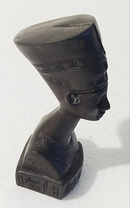 Egipatska figura bista Nefertiti ručni rad vintage dekoracija