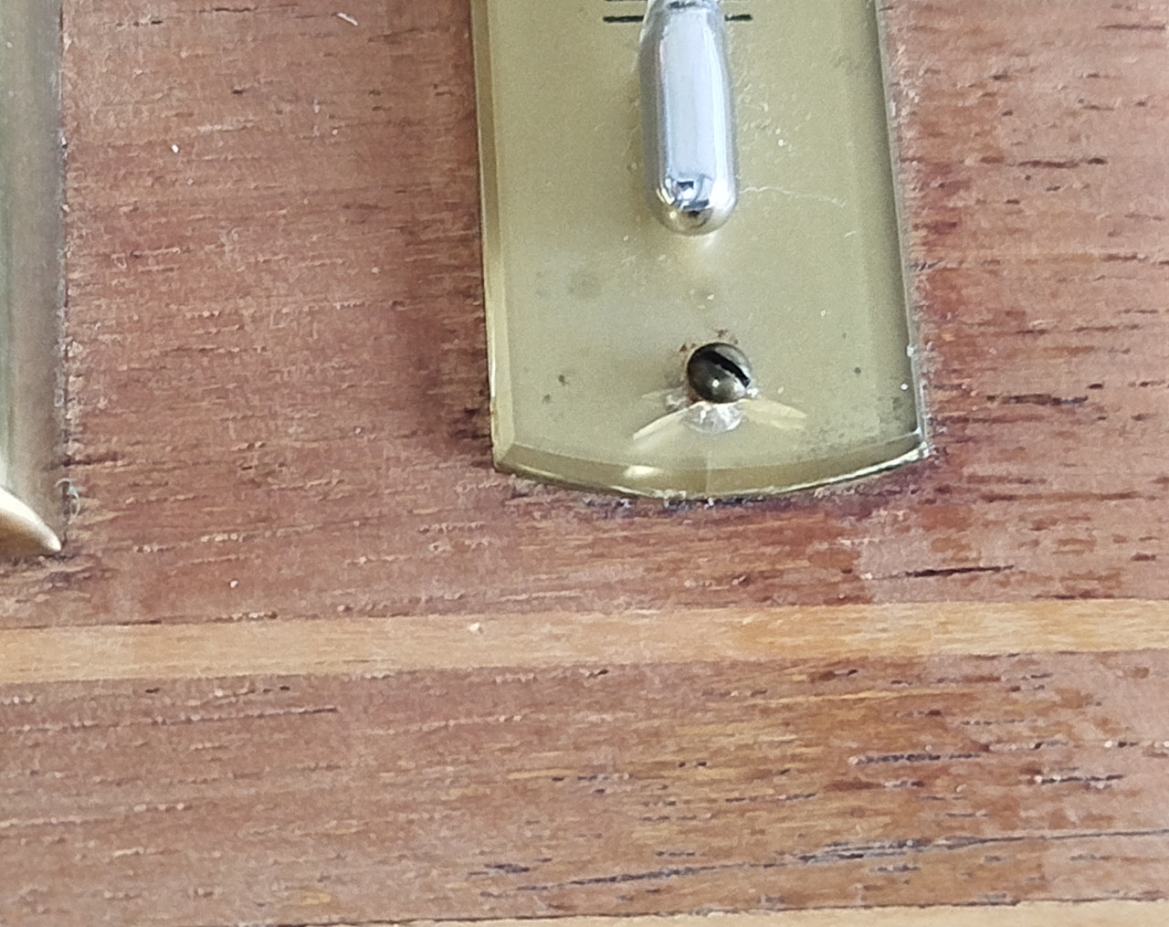FISCHER barometar i termometar stari vintage