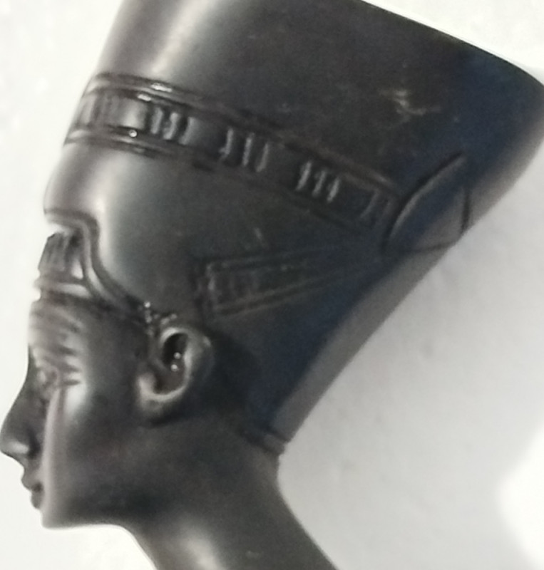 Egipatska figura bista Nefertiti ručni rad vintage dekoracija