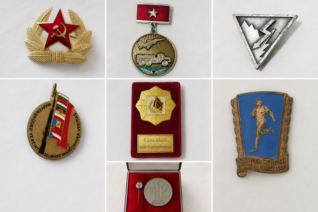 Vintage značke starije različite socijalističke vojne bedževi