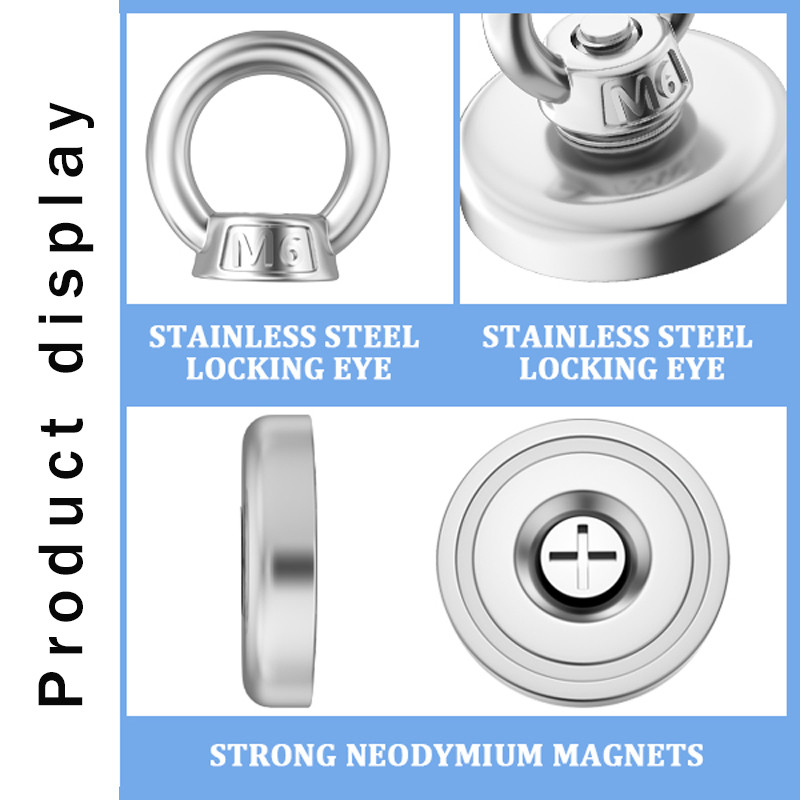 Industrijski magnet za lov na blago 42 mm neodimijum