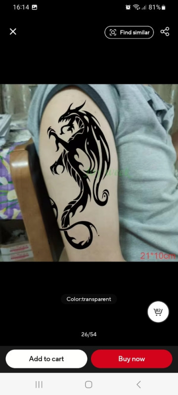 Privremene TETOVAŽE vodootporne body art različite