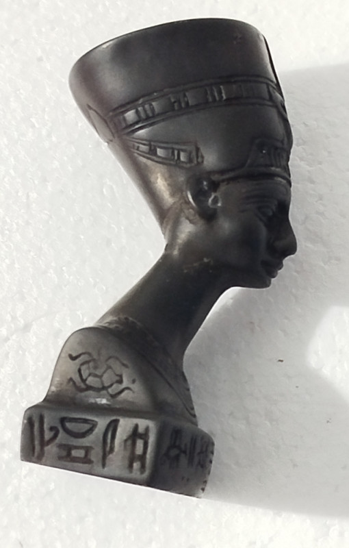 Egipatska figura bista Nefertiti ručni rad vintage dekoracija
