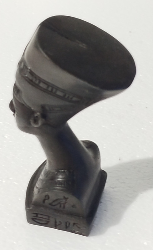 Egipatska figura bista Nefertiti ručni rad vintage dekoracija
