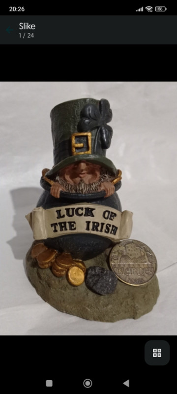 Kolekcionarske figurice suveniri Hipokrat Luck of the Irish brod