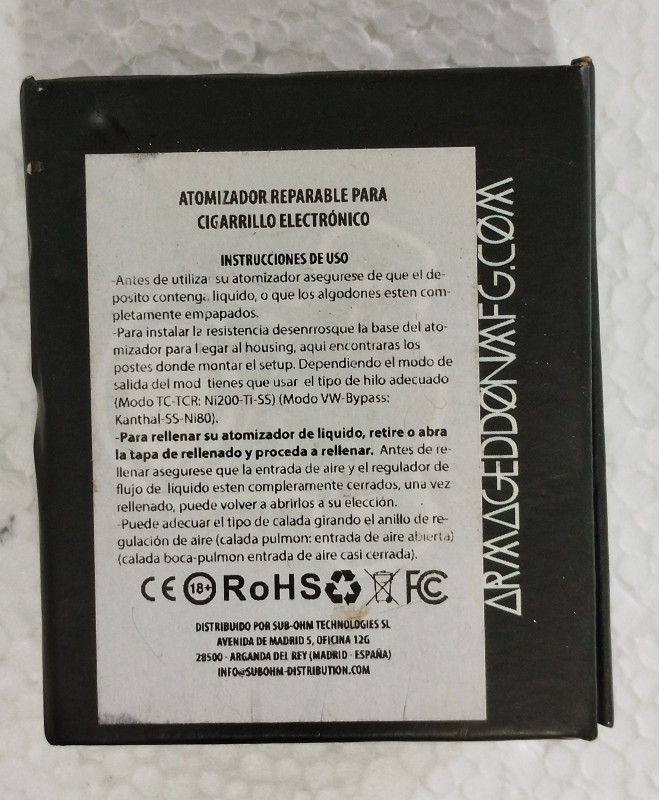 Redemption Atomizer za vape vajp električnu cigaretu