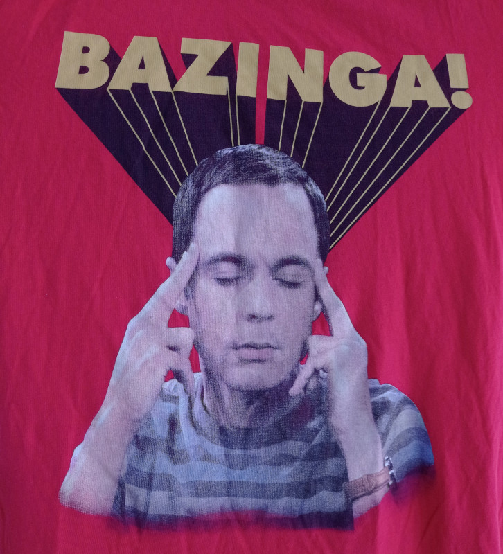 BAZINGA Majica Big Bang Theory Sheldon Cooper