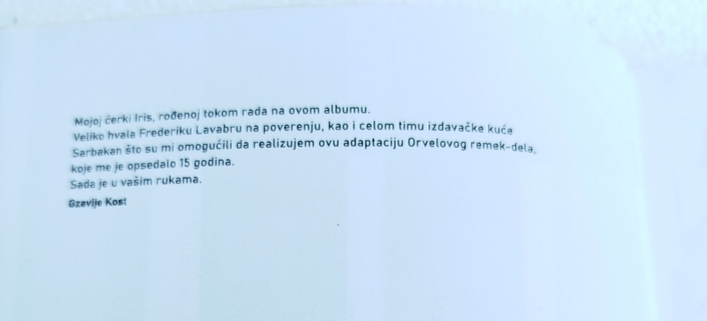 1984 Strip Gzavije Kost Xavijer Coste Džordž Orvel George Orwell