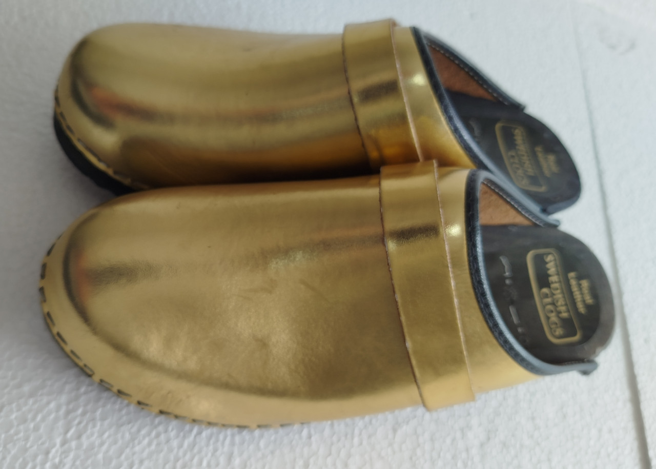 Klompe švedske Swedish Clogs prava koža broj 39