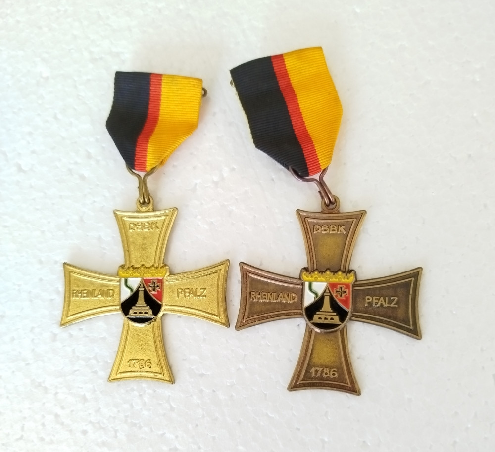 Njemačke medalje DSBK Rheinland-Pfalz 1786 2 komada