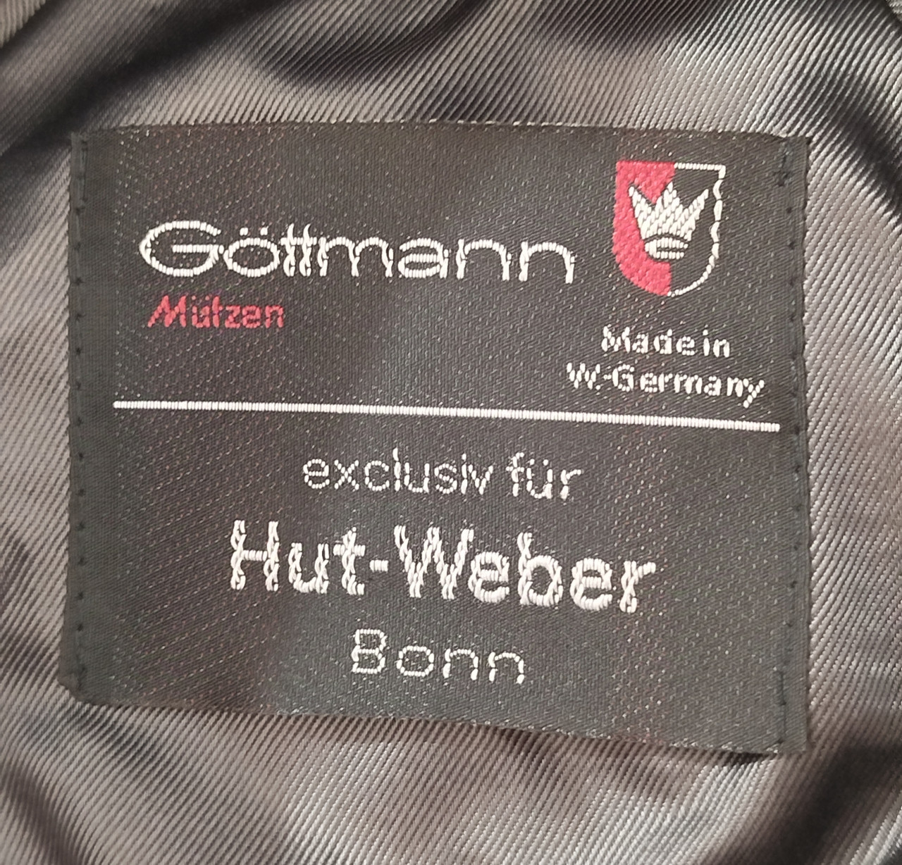 Gottmann Mutzen šešir kapa vintage West Germany