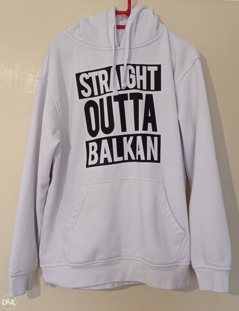 Straight Outta Balkan dukserica majica duks rap hip hop