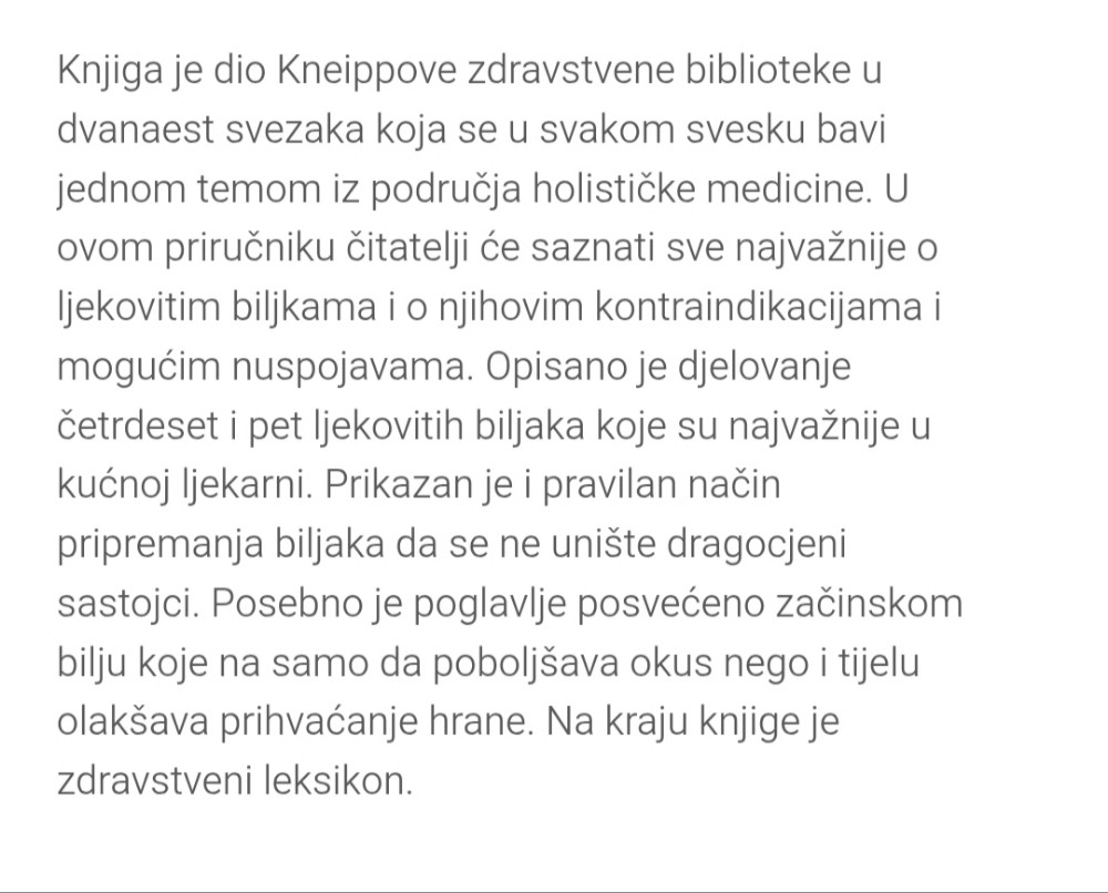 Ljekovito bilje Ljekarna apoteka iz prirode Bernd Milenkovics
