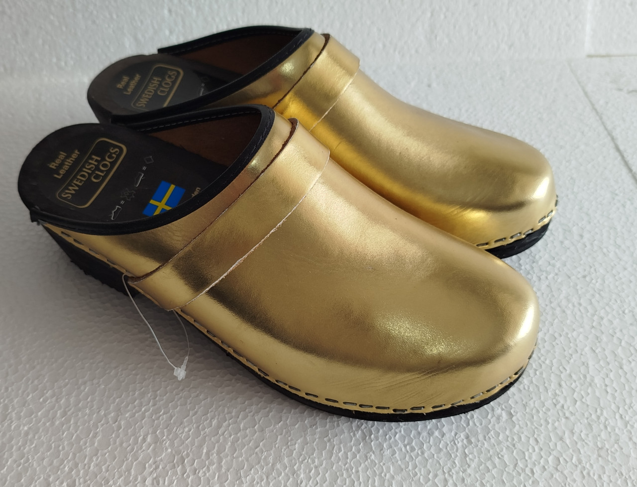 Klompe švedske Swedish Clogs prava koža broj 39