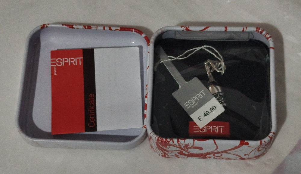 ESPRIT poklon set privjesak ukras nakit sa sertifikatom original