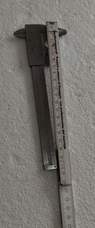 MAUSER Šubler pomično mjerilo analogni metalni precizan