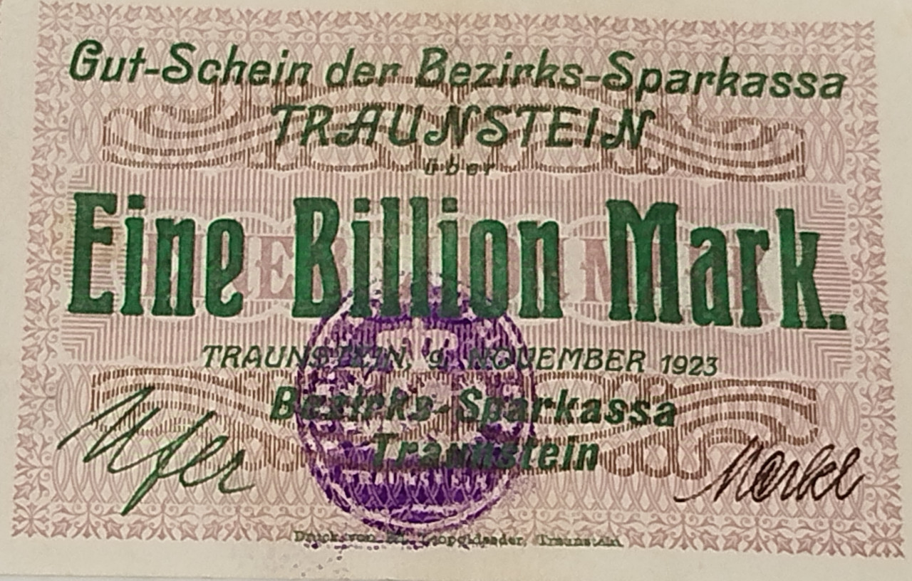 Milijarda maraka stara njemačka obveznica banknota