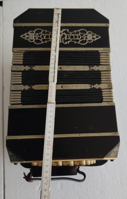 ELA ELA BANDONEON stara harmonika ORIGINALNI KOFER antika raritet