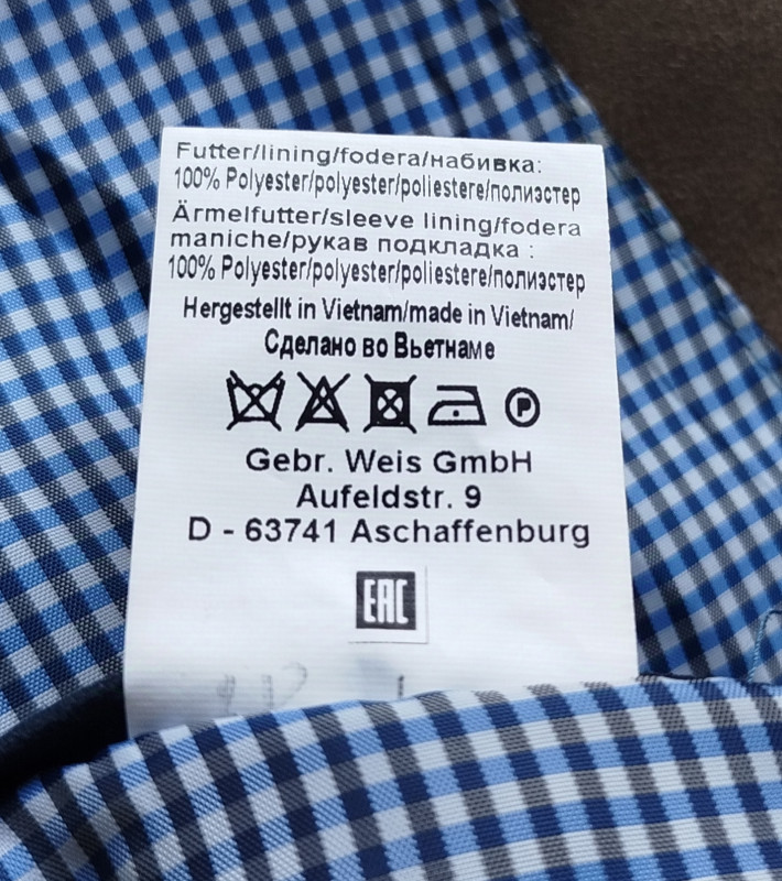 GEBR.WEIS muška jakna sako kaput tradicionalni stil