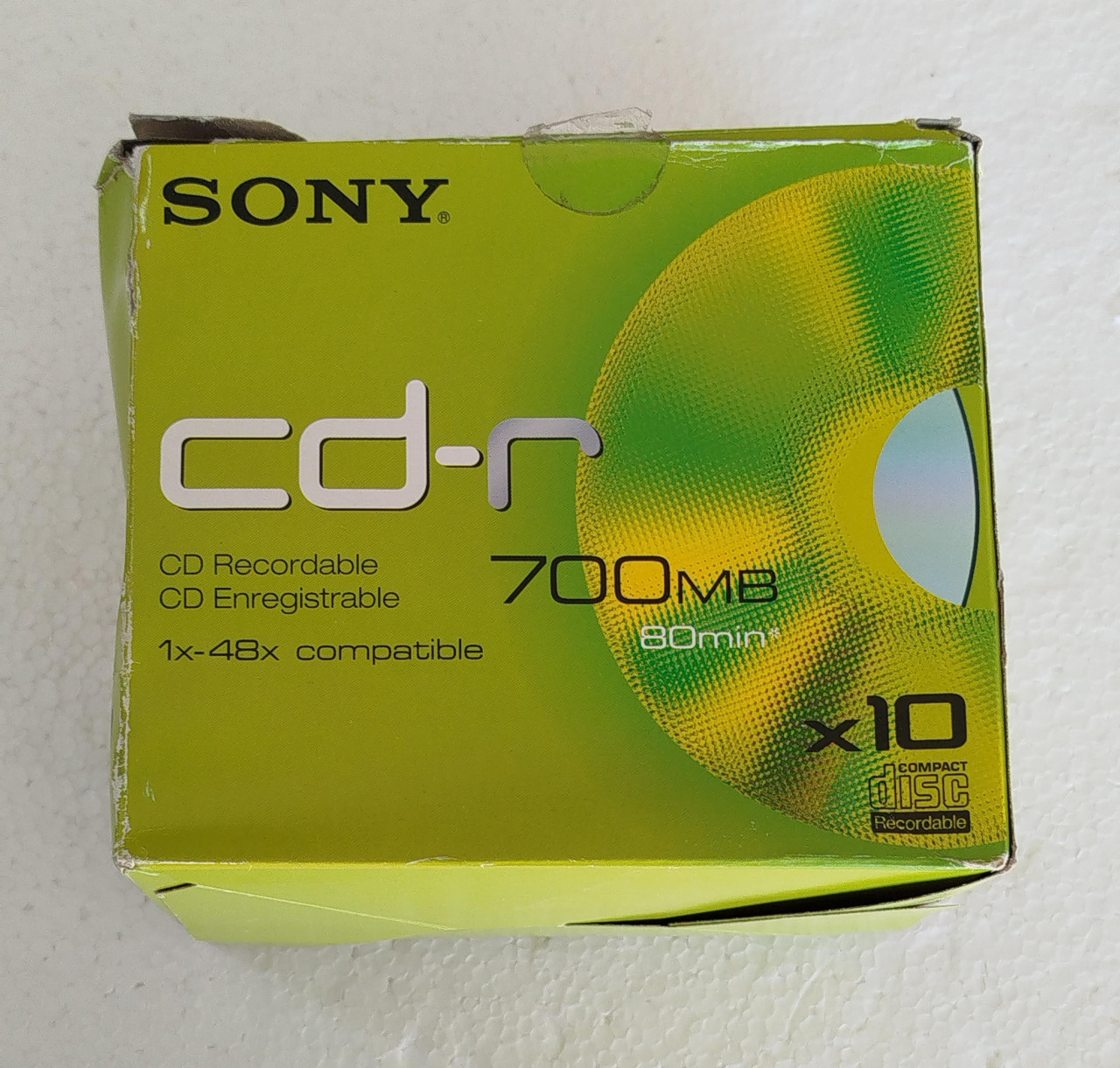 Sony CD-R 700MB 9 diskova 80 minuta neotpakovani