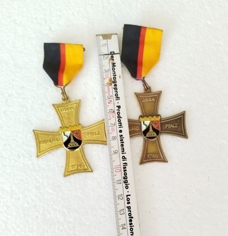 Njemačke medalje DSBK Rheinland-Pfalz 1786 2 komada