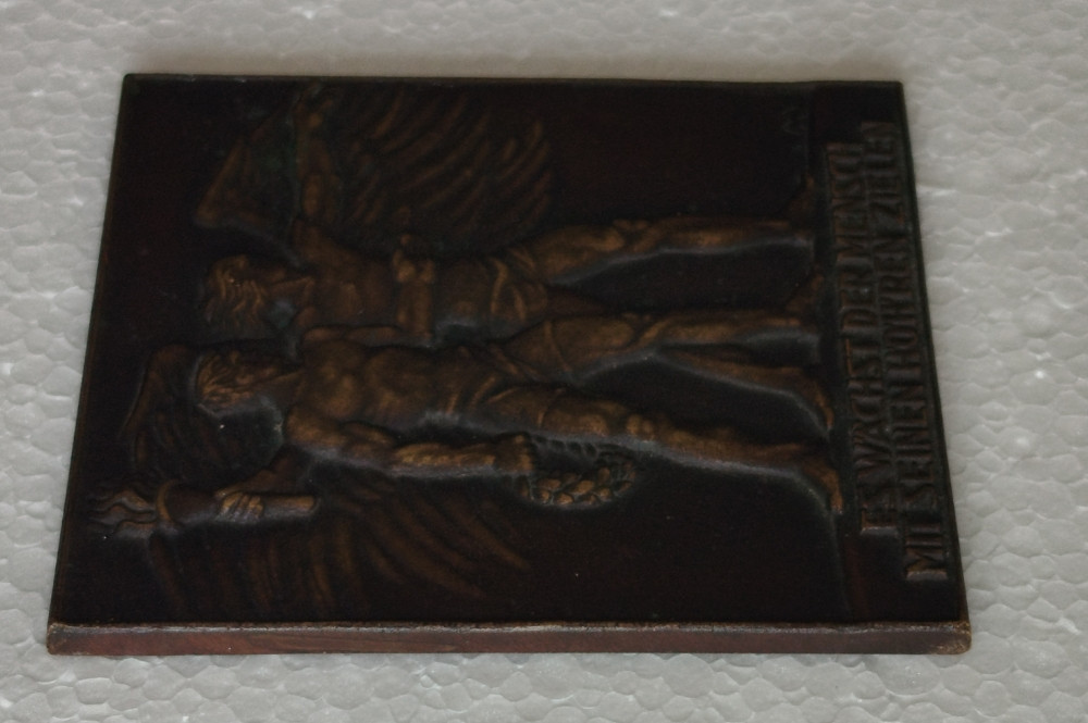 Bronzana sportska plaketa Atletika Njemačka 1930-ih godina stara